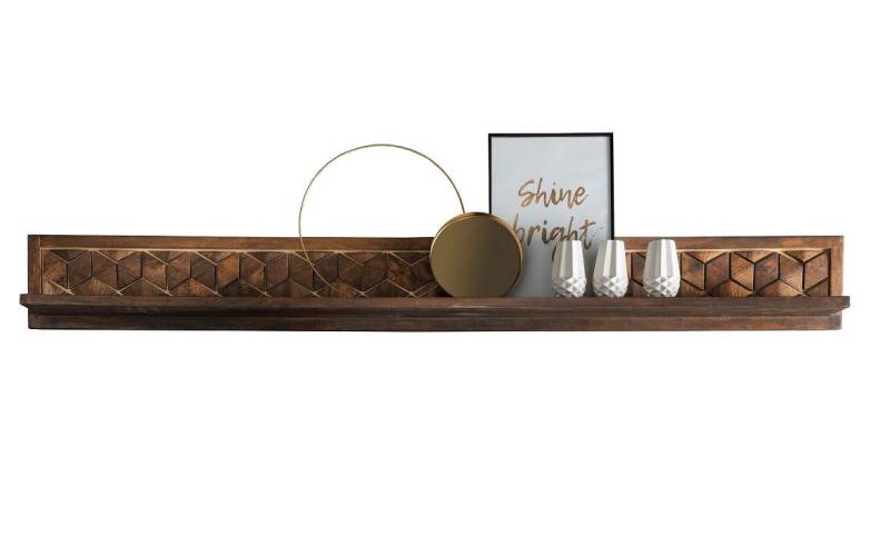 Main Möbel Wandregal 194cm "Assuan" Mango dunkelbraun Main Möbel Wandregal 194cm "Assuan" Mango dunkelbraun von Main Möbel