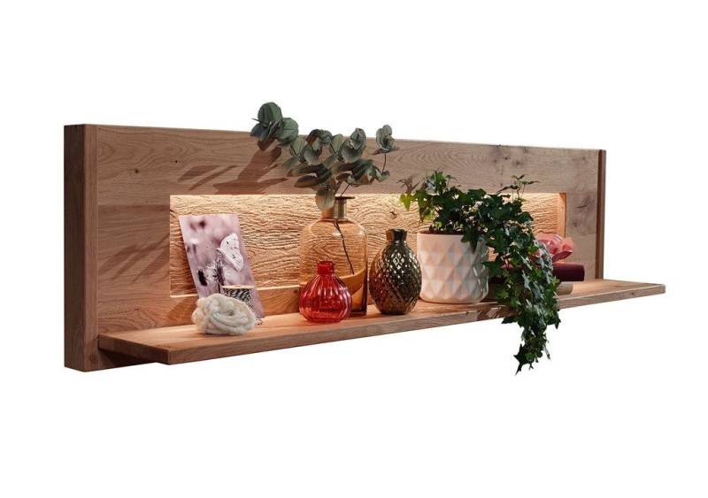 Main Möbel Wandregal Regal 123cm Wildeiche Berlin von Main Möbel