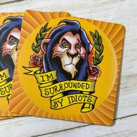 Ich Bin Umgeben Von Idioten Magnet von MainStreetMerriment