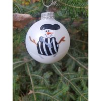"Referent Personalisierte Schneemann Weihnachtsverzierung Handgemaltes Geschenk." von MaineOrnamentCompany