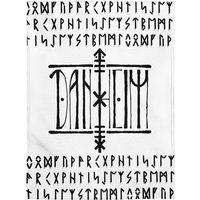 Danheim Runendecke, Plüsch Samtweiche Decke, 50x60, 60x80, Runenüberwurf, Holunder Futhark von MaineWoodsGifts
