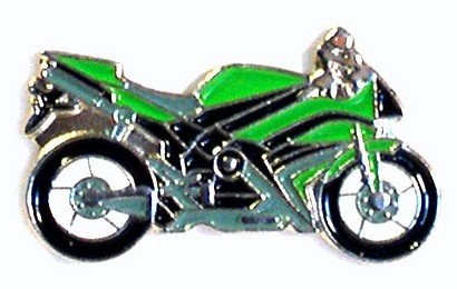 Mainly Metal Metall Emaille Brosche Sports Street Bike Motorrad von Erkic