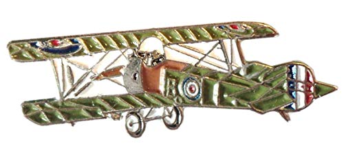 Mainly Metal TM Emaille-Anstecker Sopwith Camel WW1 Doppelplane (32 mm Brosche) RAF Military Flying Corps 1. Weltkrieg von Mainly Metal