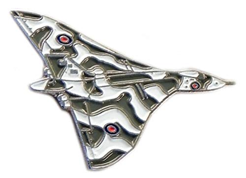 Metall Emaille Brosche RAF Air Force Vulcan Bomber Aircraft von LAOSEP