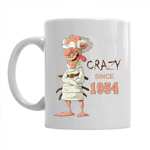 Kaffeetasse zum 70. Geburtstag, Geschenkidee für Männer von Mainly Mugs