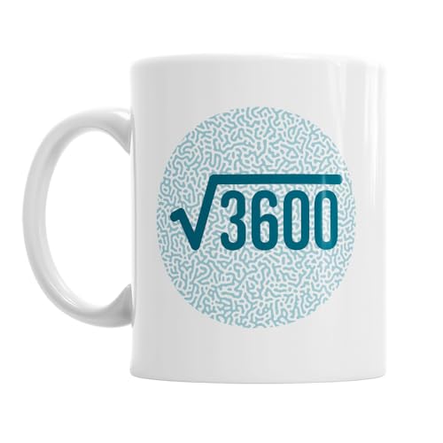 Lustige Tasse zum 60. Geburtstag, für Männer und Frauen, zum 60. Geburtstag, Andenken, Geschenk für 60 Jahre, 325 ml von Mainly Mugs