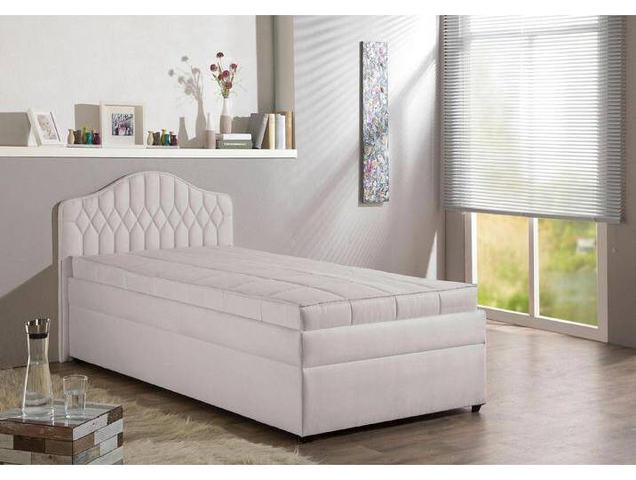 Maintal Polsterbett, grau silberfarben, Federkern-Festpolsterung-mit Fleckschutz, Federkernmatratze, silbergrau Maintal Polsterbett, grau silberfarben, Federkern-Festpolsterung-mit Fleckschutz, Federkernmatratze, silbergrau von Maintal