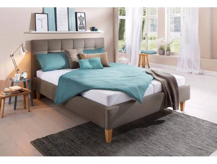 Maintal Polsterbett Tom, in 4 Breiten, ohne Matratze oder mit Kaltschaum bzw. Federkernmatratze, braun grün, Bonnell-Federkernmatratze, oliv/braun Maintal Polsterbett Tom, in 4 Breiten, ohne Matratze oder mit Kaltschaum bzw. Federkernmatratze, braun grün, Bonnell-Federkernmatratze, oliv/braun von Maintal