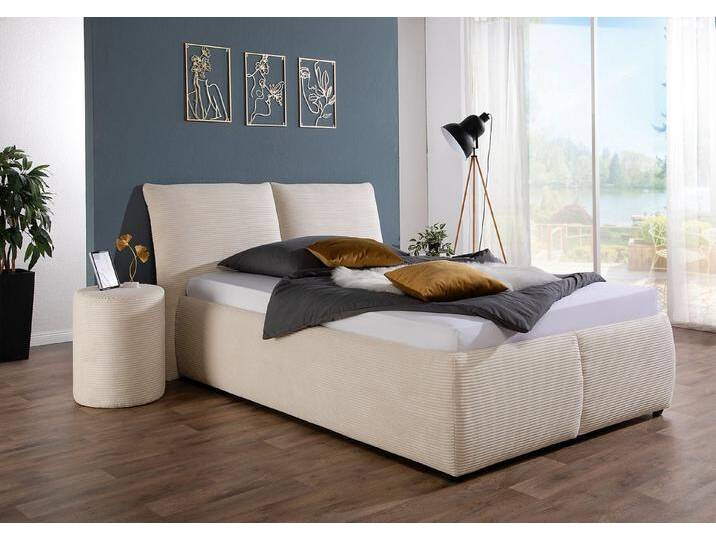 Maintal Polsterbett Wiesenbach, mit Cord-Bezug, H3 oder H4, beige, kein Härtegrad, creme-natur Maintal Polsterbett Wiesenbach, mit Cord-Bezug, H3 oder H4, beige, kein Härtegrad, creme-natur von Maintal