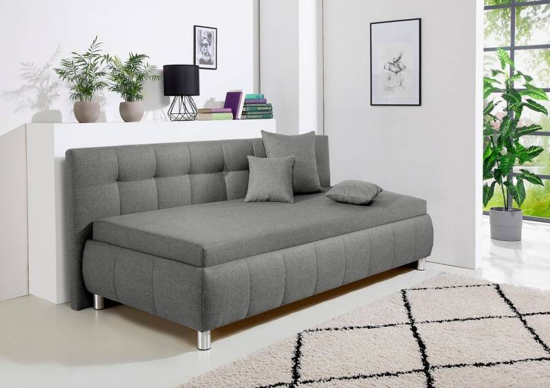 Maintal Polsterliege Malea, mit Bettkasten, in 3 Breiten, Federkern- oder Bonellmatratze wählbar Maintal Polsterliege Malea, mit Bettkasten, in 3 Breiten, Federkern- oder Bonellmatratze wählbar von Maintal