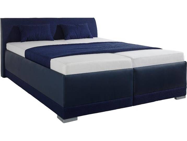 Polsterbett MAINTAL Makana , blau (blau, blau), B:171cm H:92cm L:220cm, Betten, mit Bettkasten, auch in H4 von Maintal