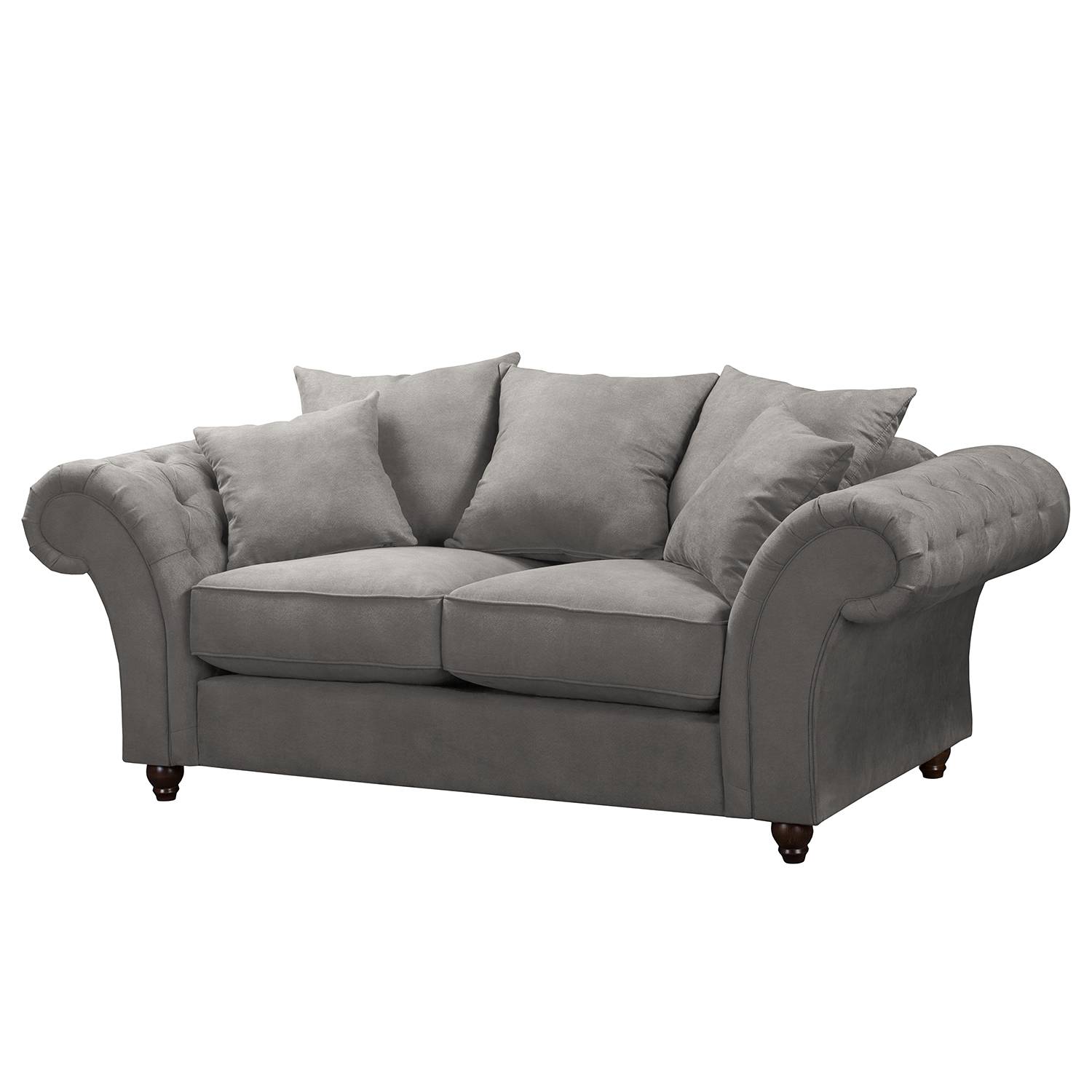 Maison Belfort Sofa Pacoa 2-Sitzer Dunkelgrau Microfaser 210x90x93 cm von Maison Belfort