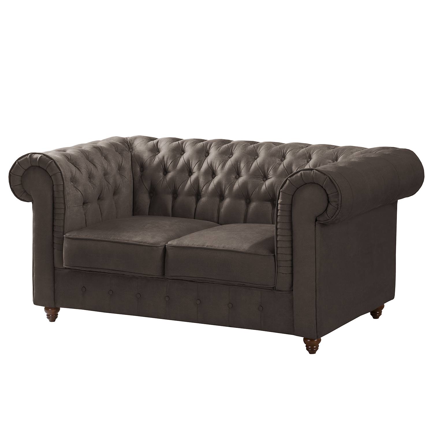 Maison Belfort Sofa Pintano 2-Sitzer Braungrau Microfaser 172x77x92 cm von Maison Belfort