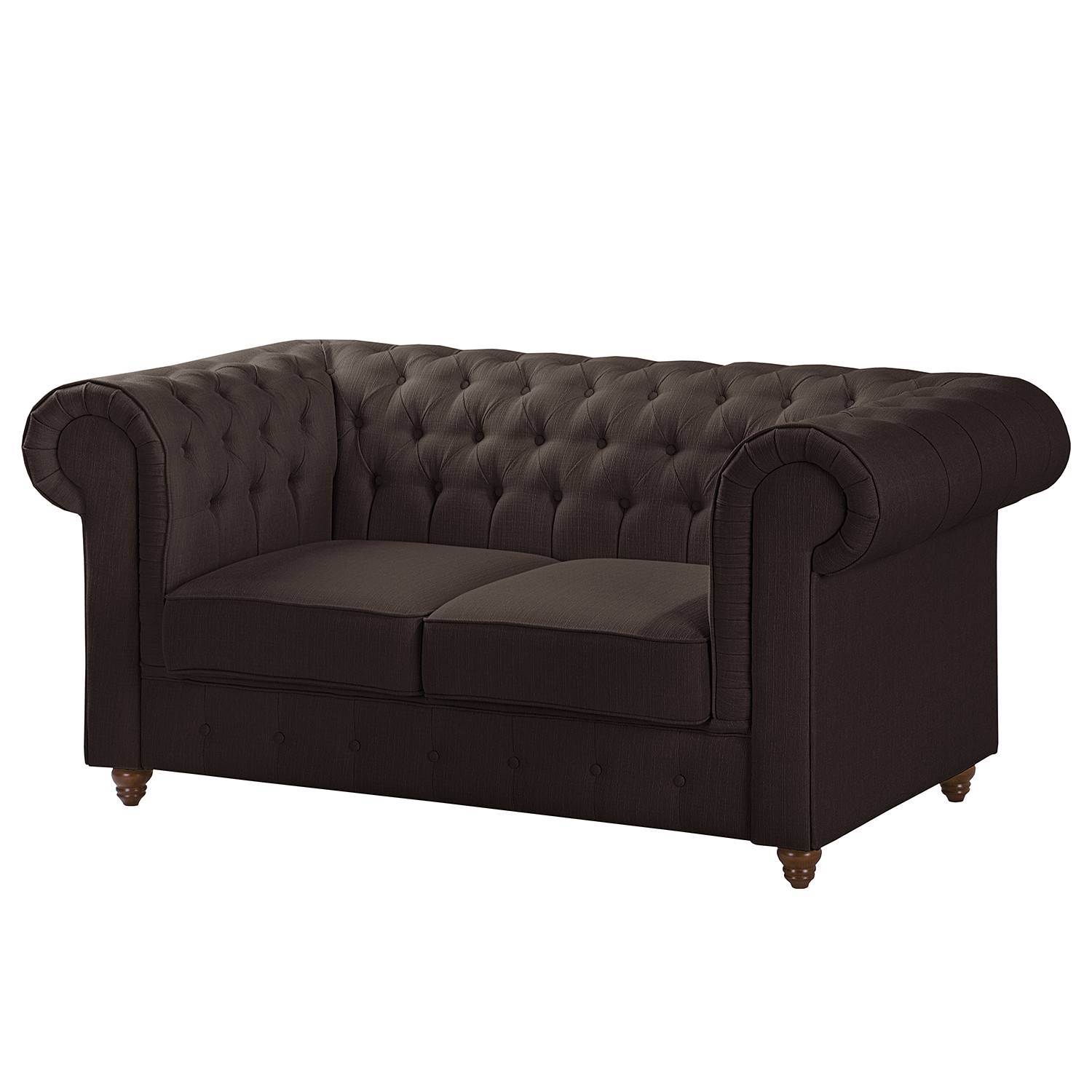 Maison Belfort Sofa Pintano 2-Sitzer Espresso Webstoff 172x77x92 cm von Maison Belfort