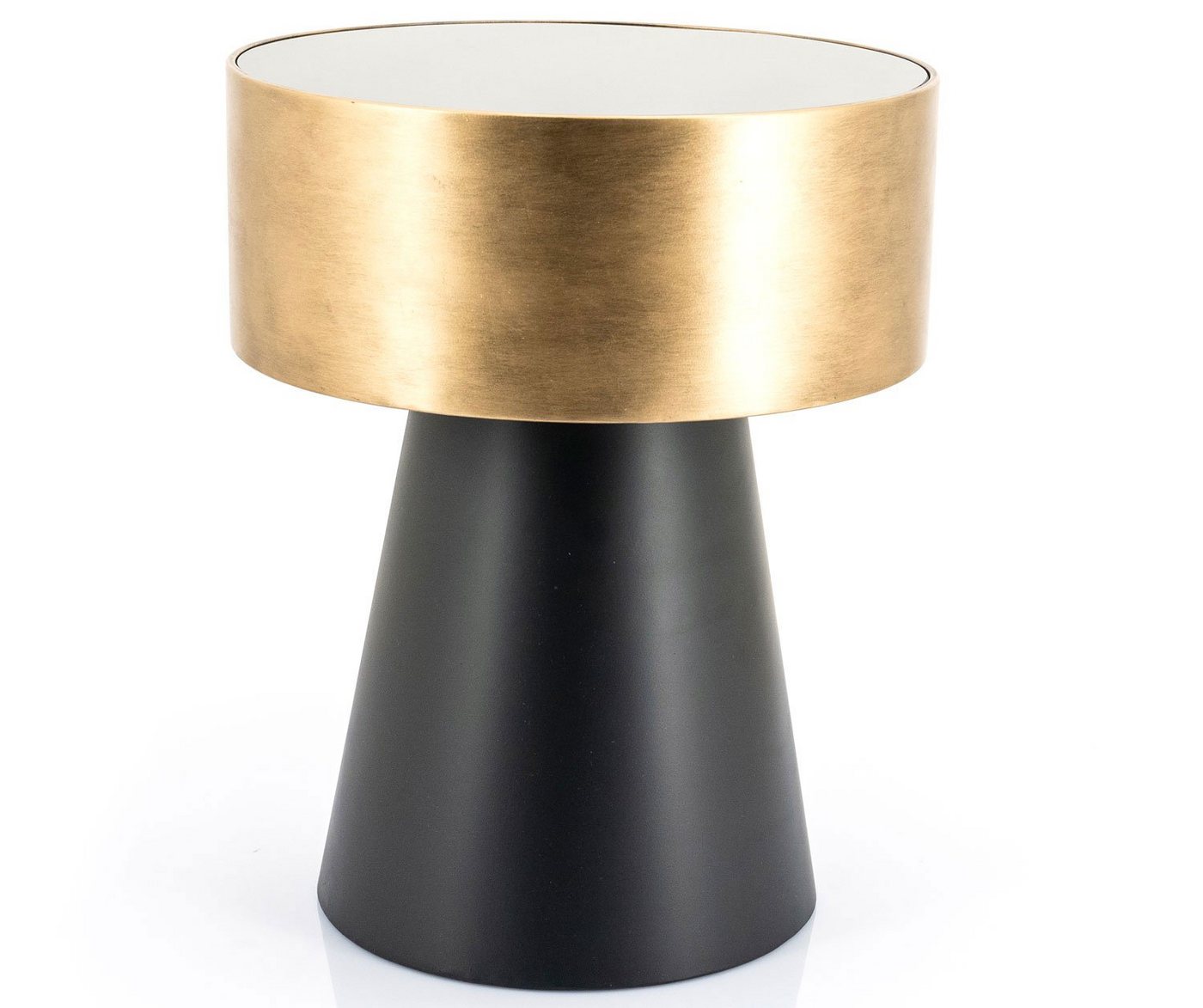 Maison ESTO Couchtisch Beistelltisch Marunga Ø 40 cm Metall bronze schwarz rund von Maison ESTO