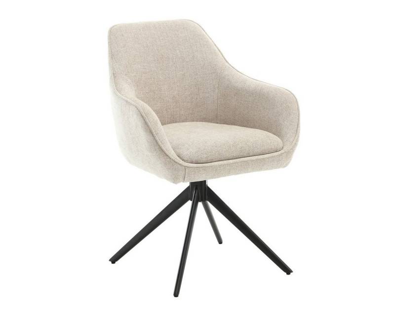 Maison ESTO Esszimmerstuhl 2´er Set Stuhl drehbar Drehstuhl Stoff beige, 2´er Set Maison ESTO Esszimmerstuhl 2´er Set Stuhl drehbar Drehstuhl Stoff beige, 2´er Set von Maison ESTO