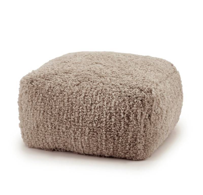 Maison ESTO Pouf Sitzkissen Sitzwürfel SEZ Hocker taupe 60 x 60 cm Maison ESTO Pouf Sitzkissen Sitzwürfel SEZ Hocker taupe 60 x 60 cm von Maison ESTO