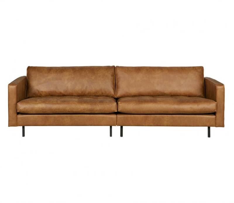 Maison ESTO Sofa 3-Sitzer MODEO CLASSO recyceltes Leder cognac, frei im Raum stellbar Maison ESTO Sofa 3-Sitzer MODEO CLASSO recyceltes Leder cognac, frei im Raum stellbar von Maison ESTO