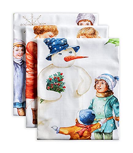 Maison d' Hermine Chromo 3er Set Mehrzweck-Küchenhandtücher aus 100% Baumwolle | Barhandtücher | Frühling/Sommer | Ostern (50cm x 70cm) von Maison d' Hermine