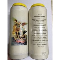 Set Mit 3 Novenenkerzen, Heiliger Erzengel Michael „Bete Für Uns" von MaisonBRIVE