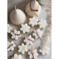 Snowflake Soya Wachskerze Weihnachtskerze von MaisonBohiti