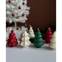 Weihnachtsbaum-Kerze Duftendes Soja-Wachs von MaisonBohiti