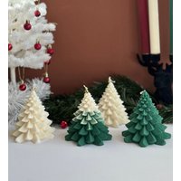 Sojawachs Weihnachtsbaum-Kerze Festliche Duftkerze von MaisonBohiti