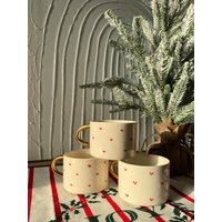 Herz Keramik Handgemachte Tasse von MaisonColorees