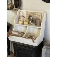 Alter Schrankaufsatz, Sortierbox, Regal, Vintage, Shabby von MaisondeBrocanteShop