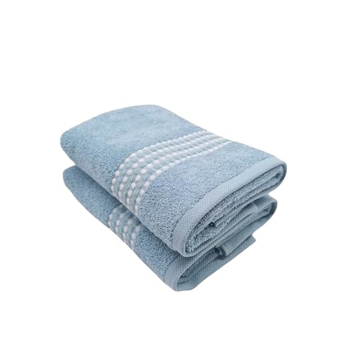 Maisonette Classy 100% Baumwolle Handtücher (50 x 100cm, 2er-Pack) - Gesicht, Hand Mint Handtücher für Badezimmer & Kleine Gästehandtücher von Maisonette