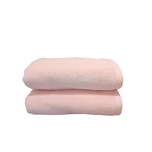 Maisonette Fresh 100% Baumwolle Handtücher (50 x 90cm, 2er-Pack) - Gesicht, Hand Puderrosa Handtücher für Badezimmer & Kleine Gästehandtücher von Maisonette