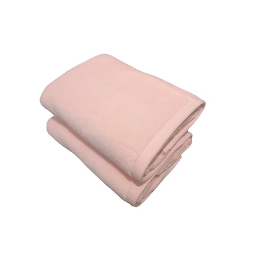 Maisonette Organic 100% Baumwolle Handtücher (50 x 100cm, 2er-Pack) - Gesicht, Hand Puderrosa Handtücher für Badezimmer & Kleine Gästehandtücher von Maisonette
