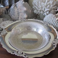 Boardman Silver 8741 Display Servierschale Tiefer Teller. Jugendstil Design. Massives Schweres Silber Elegantes Zuhause. Silber Jubiläum Geschenk von MaisonettedeMadness