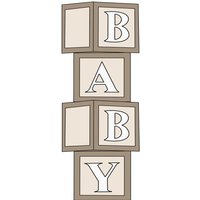 Baby-Blöcke 2 Cookie Cutter Baby-Blöcke 2 Cookie Cutter von MaisonsCustomCutters
