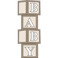 Baby-Blöcke 2 Cookie Cutter von MaisonsCustomCutters