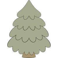 Baum 3 Cookie Cutter von MaisonsCustomCutters