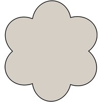 Blumen-Plakette-Ausstechform von MaisonsCustomCutters