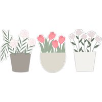 Blumen in Töpfen 1-3 Ausstechform von MaisonsCustomCutters
