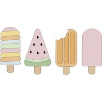 Eis Am Stiel Variationen Ausstechformen von MaisonsCustomCutters