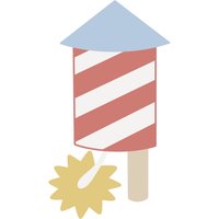 Feuerwerk Cookie Cutter Feuerwerk Cookie Cutter von MaisonsCustomCutters