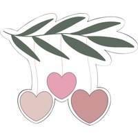 Herz Greenery Zweig Ausstechform Herz Greenery Zweig Ausstechform von MaisonsCustomCutters
