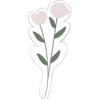 Langstielige Blume-Ausstechform Langstielige Blume-Ausstechform von MaisonsCustomCutters