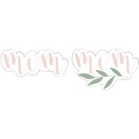 Mom Font Plaque Mit Oder Ohne Greenery Cookie Cutter von MaisonsCustomCutters