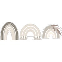 Regenbogen, Regenbogen Mit Quasten Oder Blatt-Ausstechformen von MaisonsCustomCutters