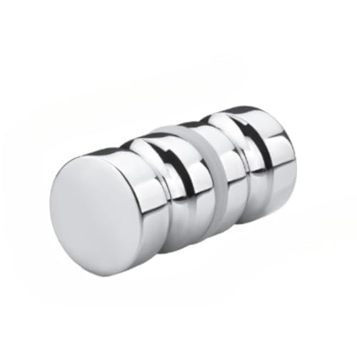 Maitawa Aluminium-Drehgriff, geeignet für Einzeltürgriffe in Badezimmer-Duschkabinen (High Gloss) von Maitawa