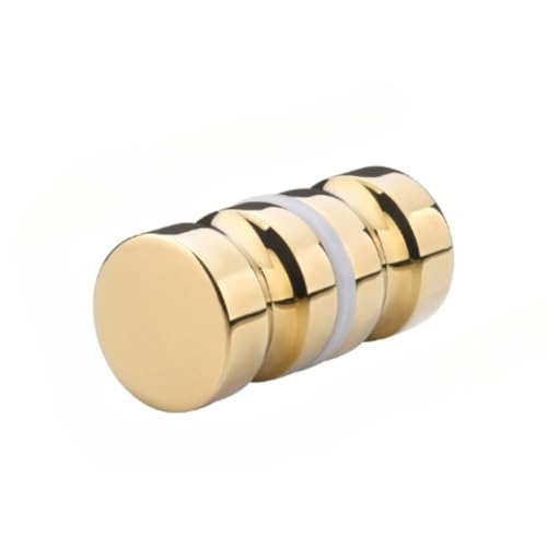 Maitawa Aluminium-Drehgriff, geeignet für Einzeltürgriffe in Badezimmer-Duschkabinen (Titanium Gold) von Maitawa