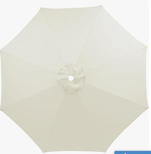 Maitawa Ersatzbezug für Sonnenschirme - Strandschirm & Sonnenschirm Balkon - Polyester, Ø 3 m, 8-Fuß, faltbar - Ideal für Farmen, Strände, Schwimmbäder, Cafés von Maitawa