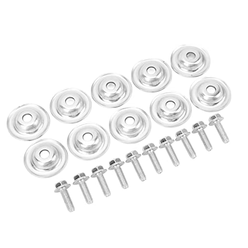 Gleitscheiben-Schrauben-Set, 20 Utv Gleitscheiben-Schrauben-Set 7556065 Rzr 570 800 900 Ersatzteile aus Verstärktem Metall von Majatou