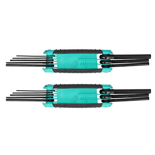 Inbusschlüssel 1,5-8mm, 2 Pcs faltbar Inbus für Fahrrad, 8-in-1 Klapp-Sechskantschlüssel Zum Anziehen und Entfernen von Schrauben, Innensechskant-Schlüssel-Set von Majatou