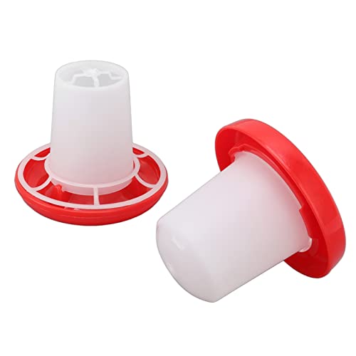 Majatou Horoper 2pcs Schreib-Futterhaus Wachtelfutterhaus und Wasserset Automatik Wasserspender Rotation von Majatou
